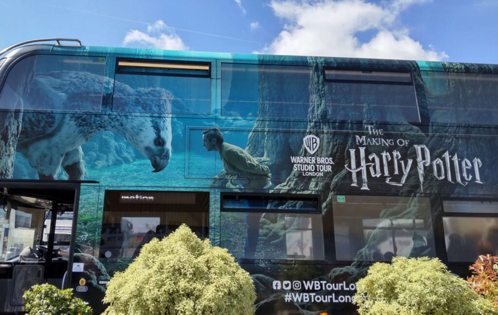 Harry Potter Waner Bros.S 行きのバス