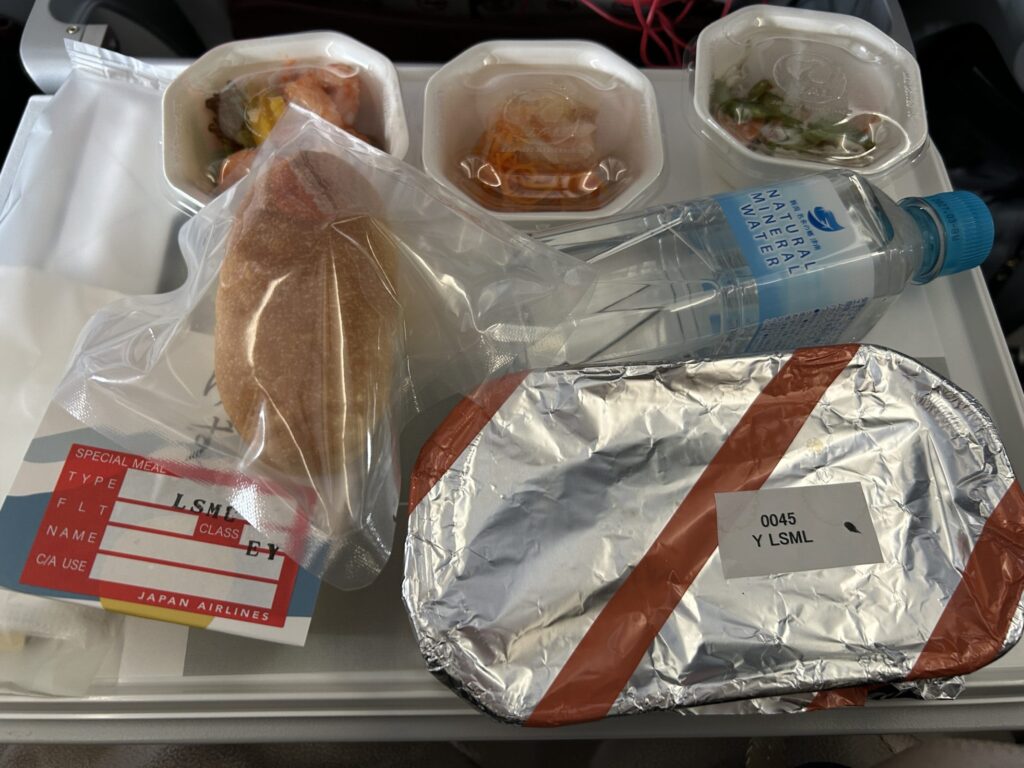 JAL機内食 低塩