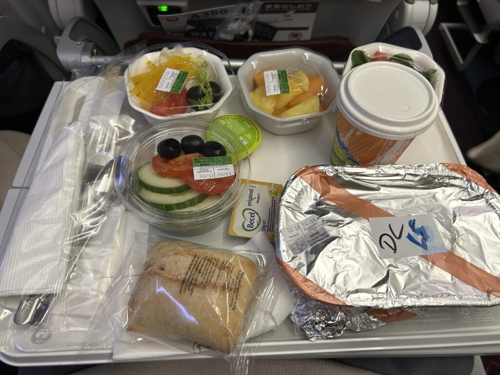 JAL 機内食　減塩ミール