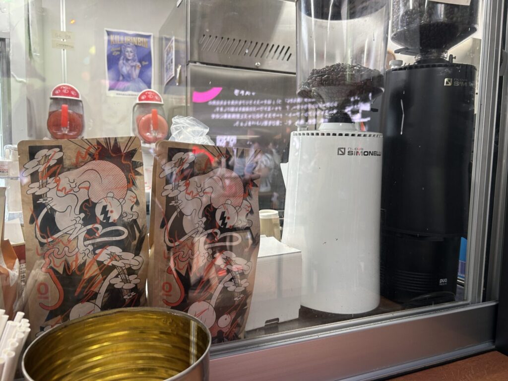 お店のカウンター