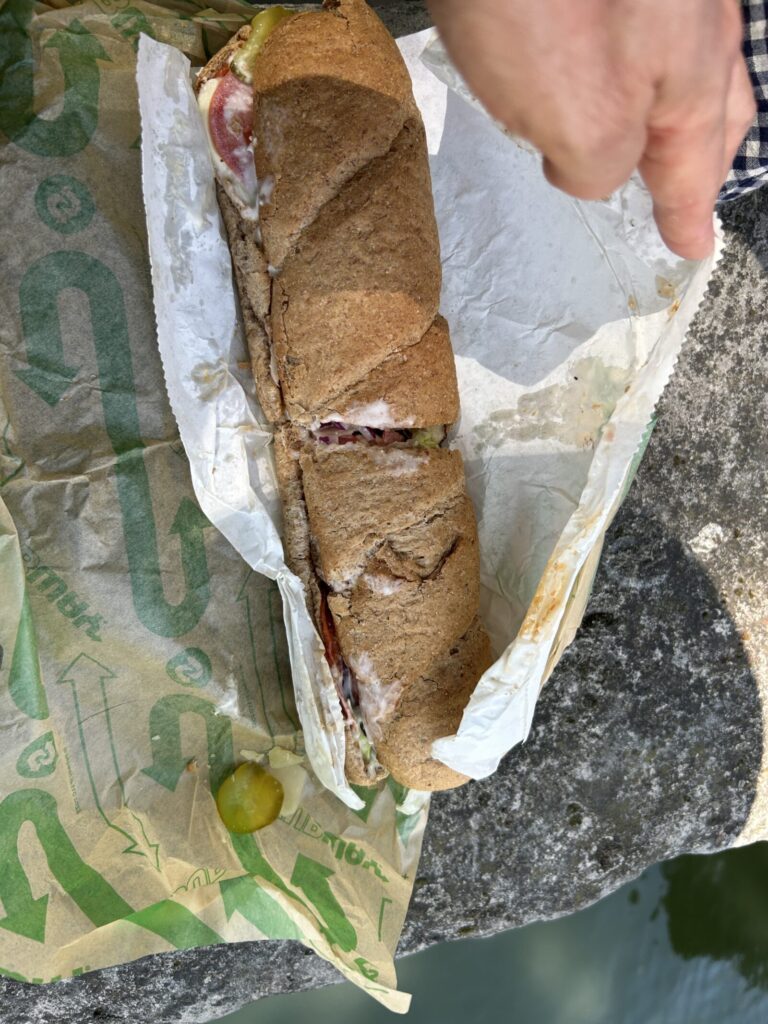 SUBWAYで注文したパン