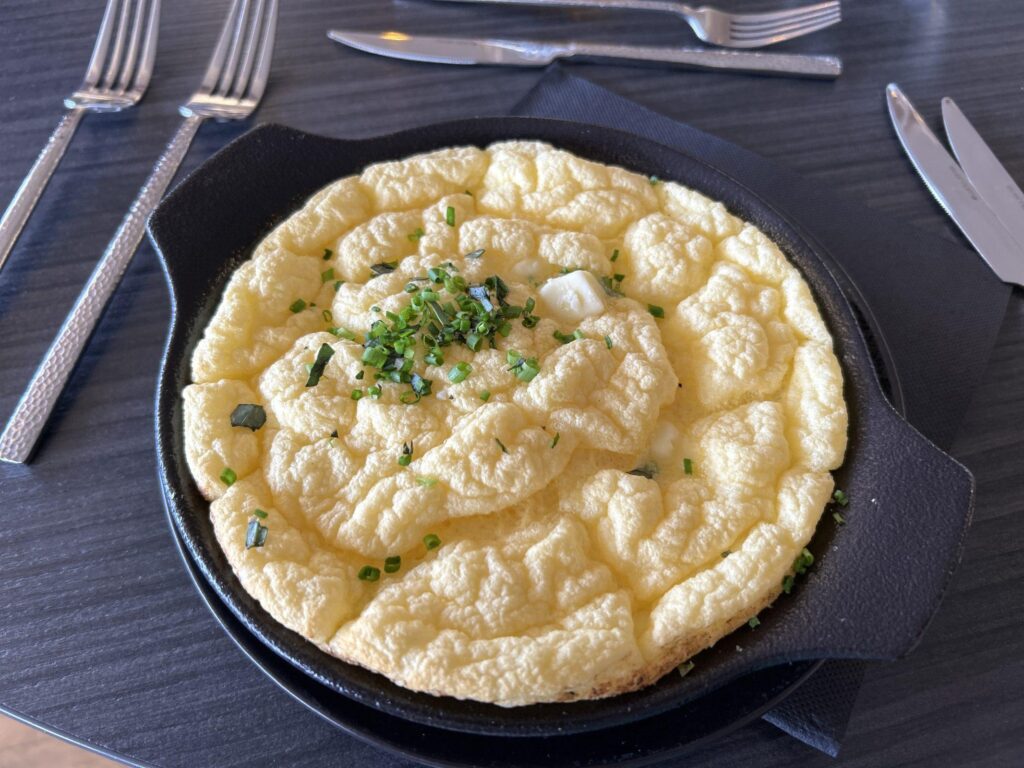 ルレ・サン・ミッシェルの夕食　オムレツ