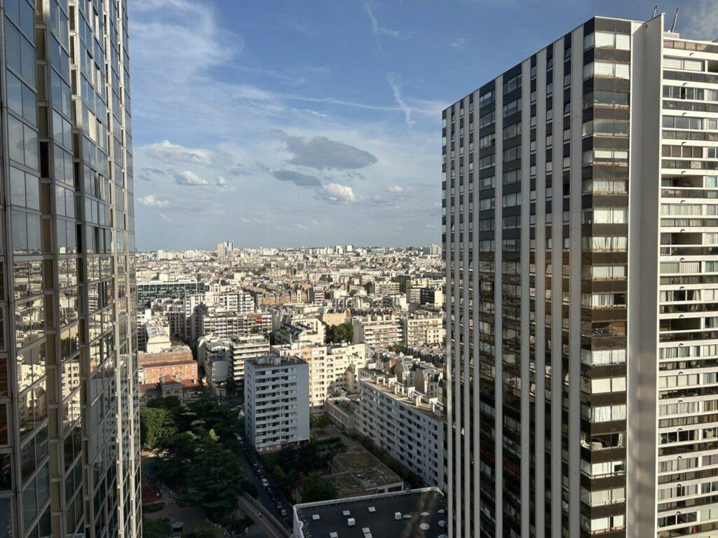 シティビューからの景色　モンマルトル方面