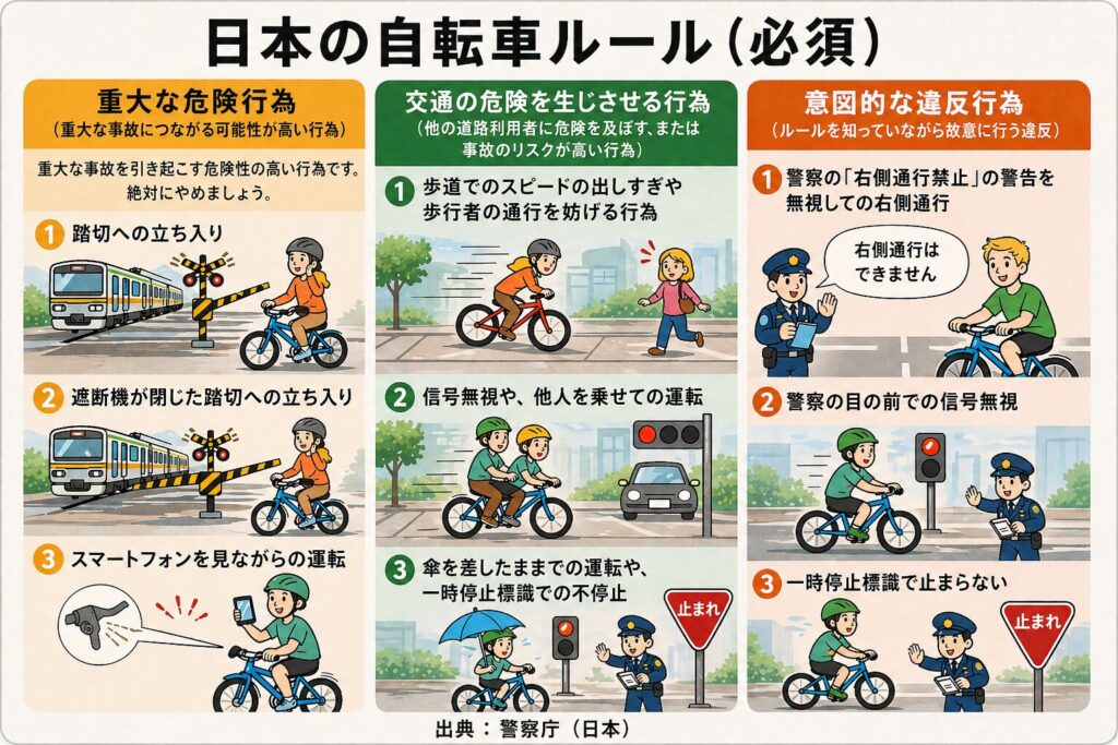 日本の自転車ルール2026.4.スタート