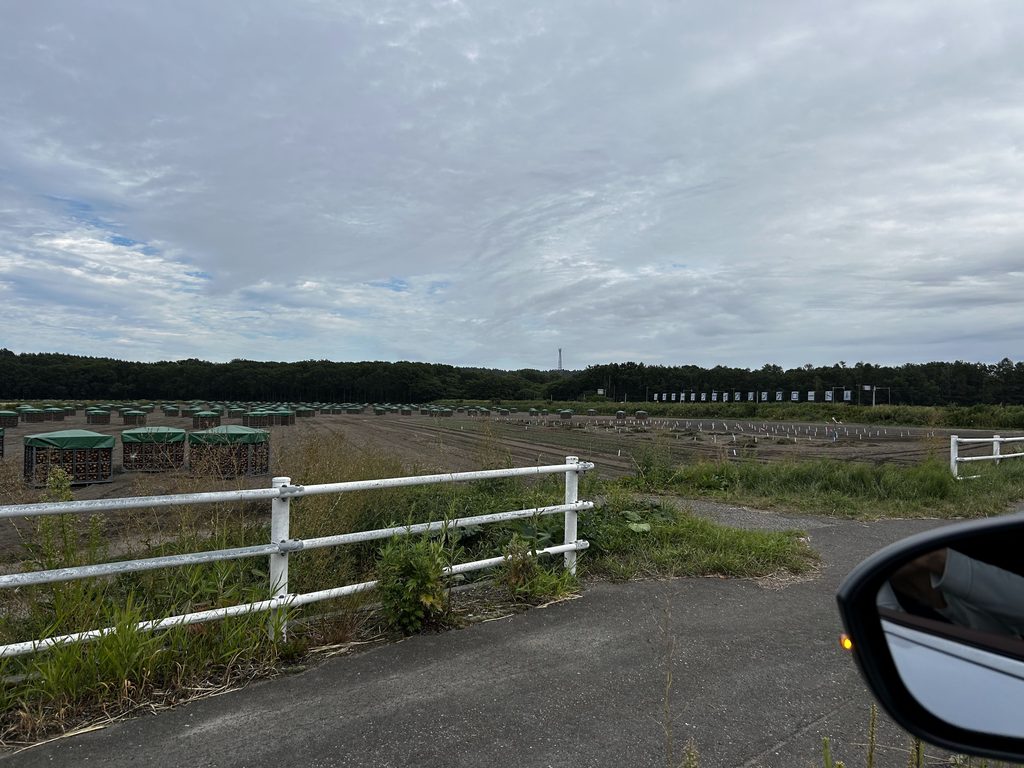 サイクリングロードの看板